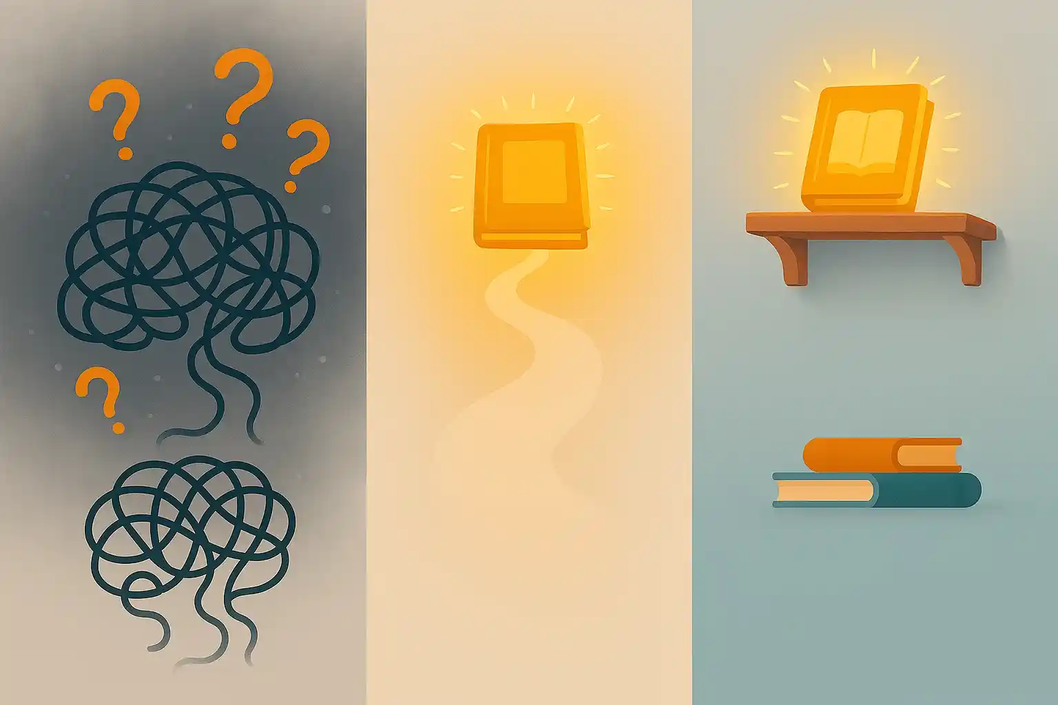 Sawir qeexaya labada nooc ee aqoonta